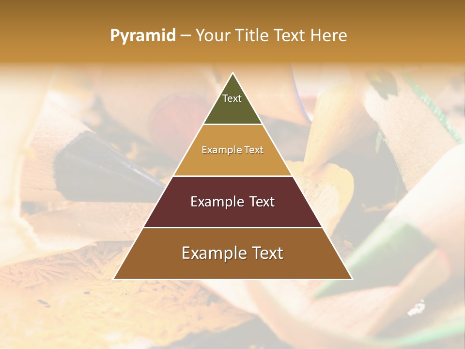 Pencil Macro Abstract PowerPoint Template