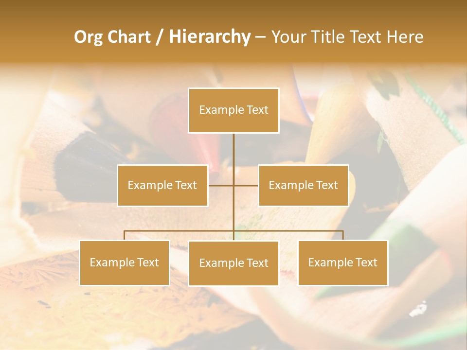 Pencil Macro Abstract PowerPoint Template