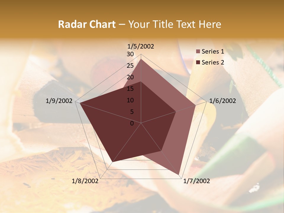 Pencil Macro Abstract PowerPoint Template