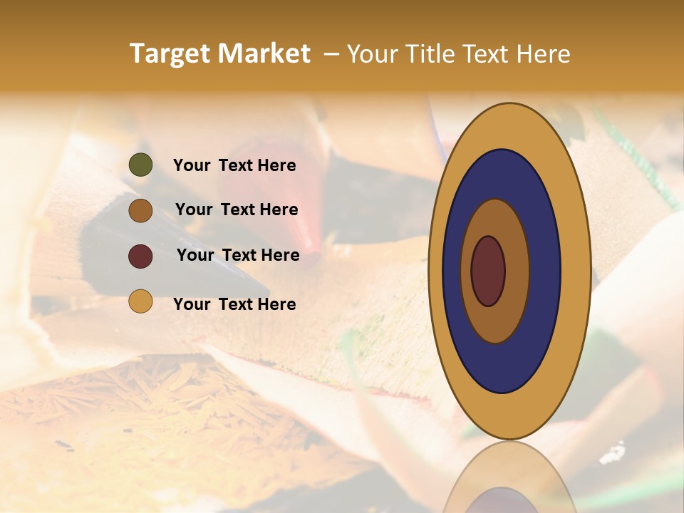 Pencil Macro Abstract PowerPoint Template