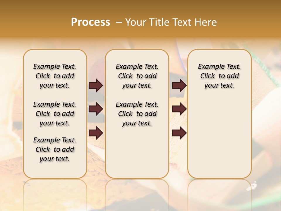 Pencil Macro Abstract PowerPoint Template