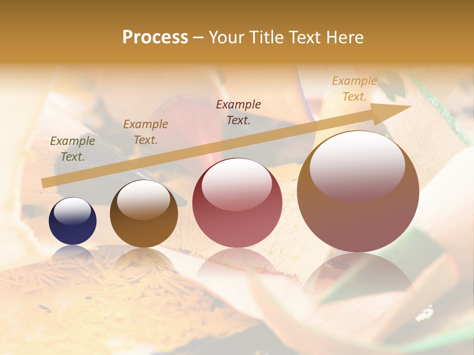 Pencil Macro Abstract PowerPoint Template