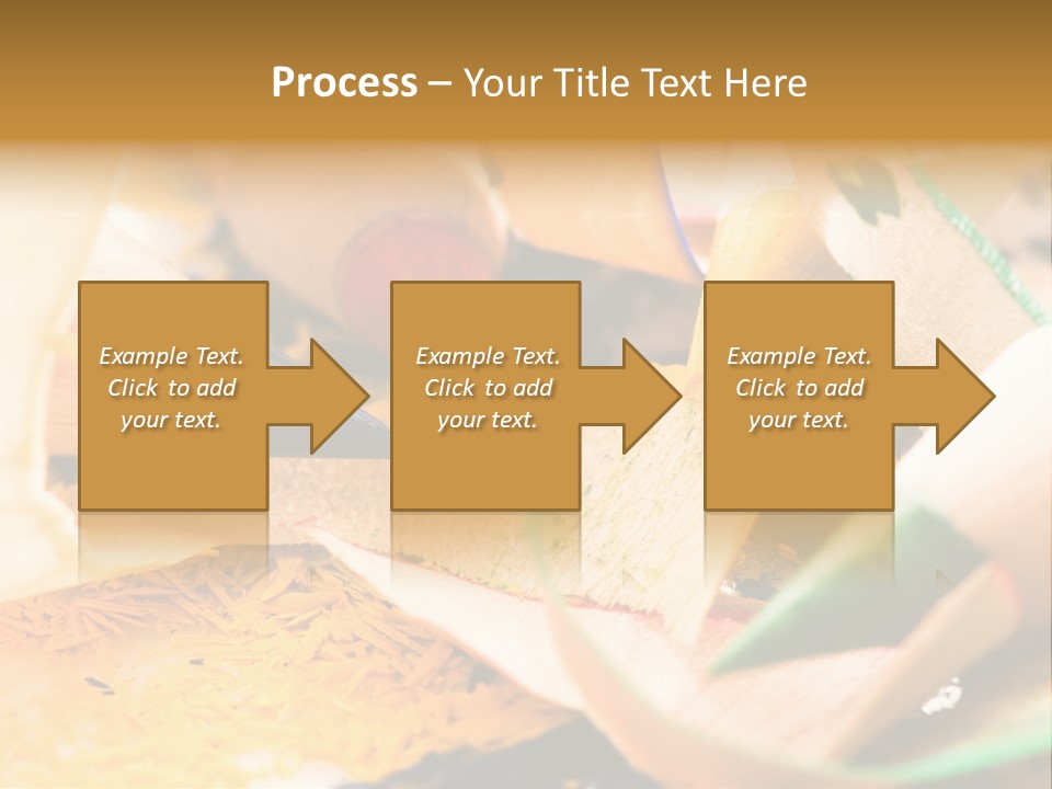 Pencil Macro Abstract PowerPoint Template