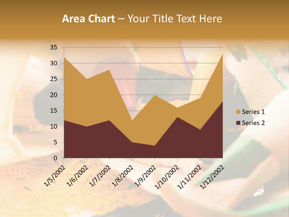 Pencil Macro Abstract PowerPoint Template