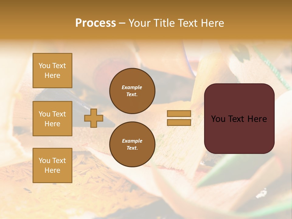 Pencil Macro Abstract PowerPoint Template