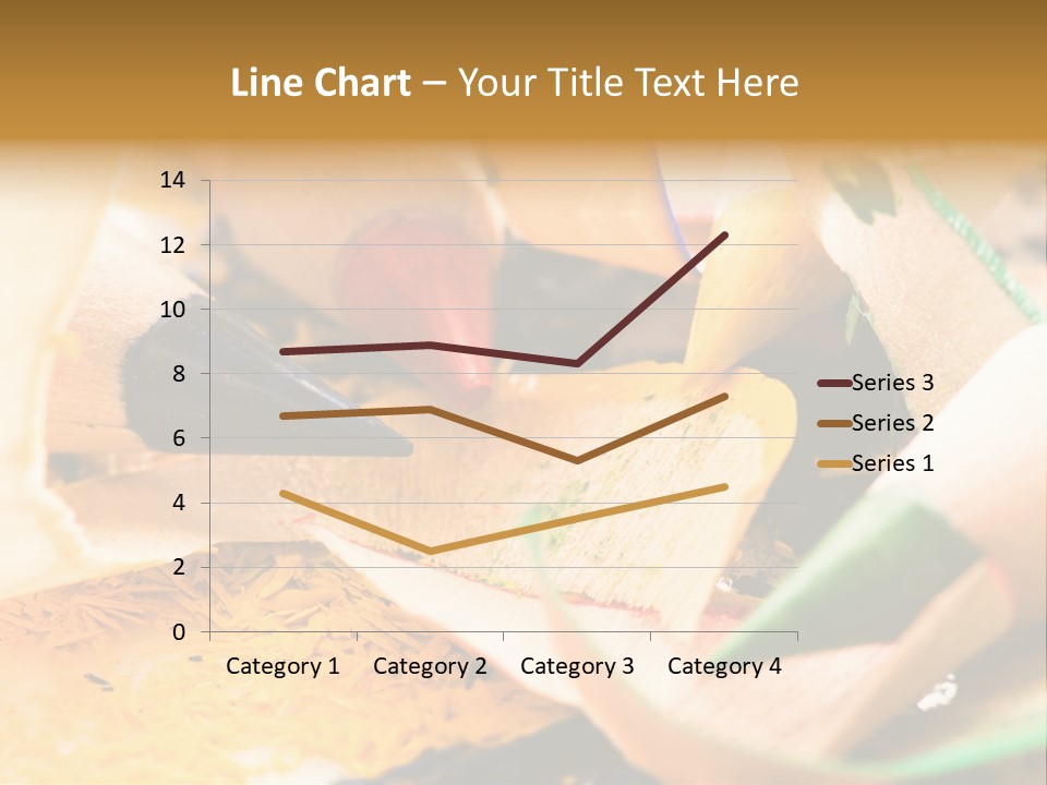 Pencil Macro Abstract PowerPoint Template