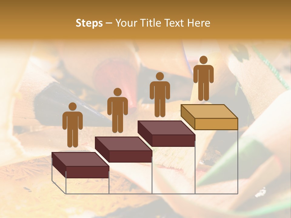 Pencil Macro Abstract PowerPoint Template