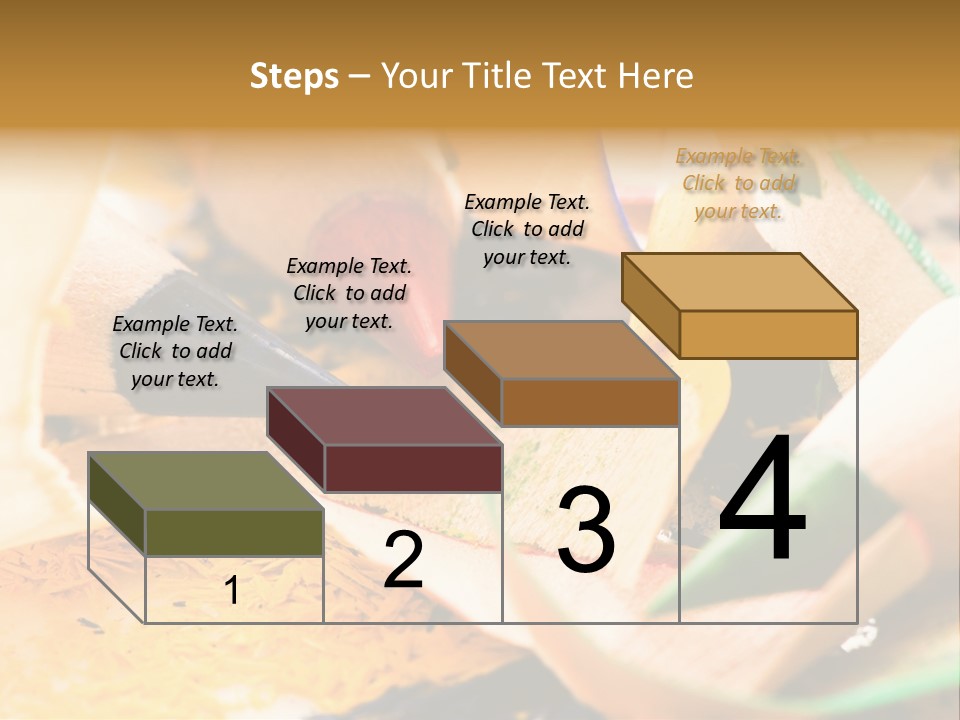 Pencil Macro Abstract PowerPoint Template