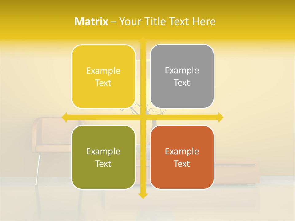 Architektur Dekowand Glanz PowerPoint Template