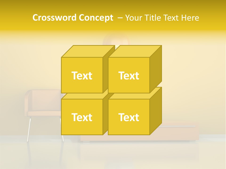 Architektur Dekowand Glanz PowerPoint Template