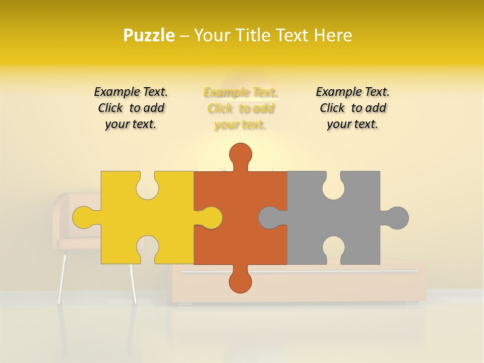 Architektur Dekowand Glanz PowerPoint Template