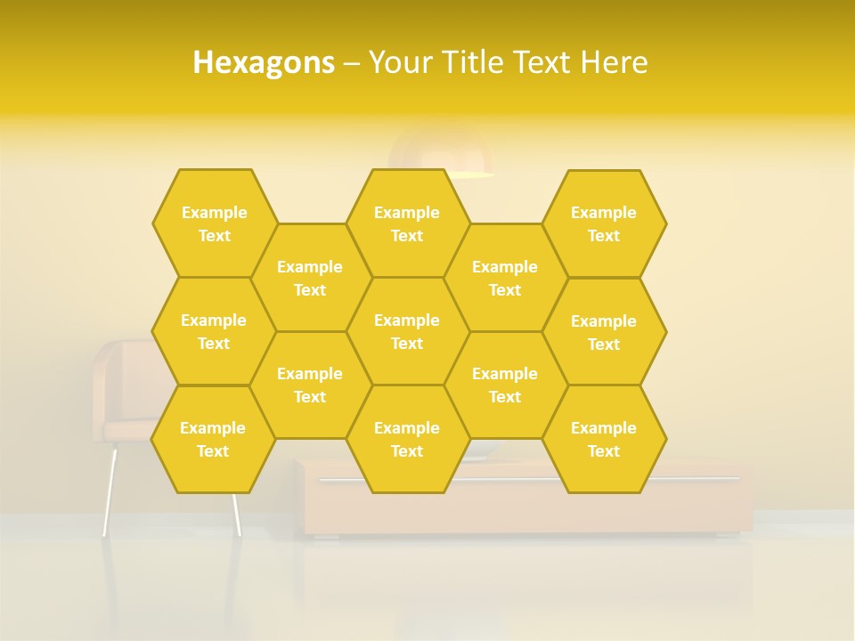 Architektur Dekowand Glanz PowerPoint Template