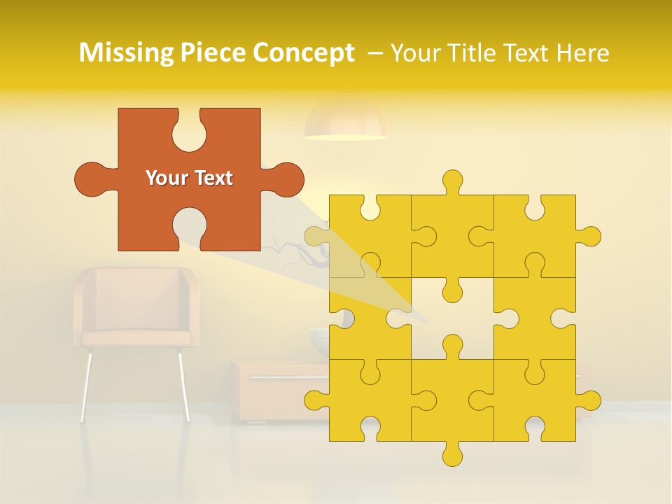 Architektur Dekowand Glanz PowerPoint Template