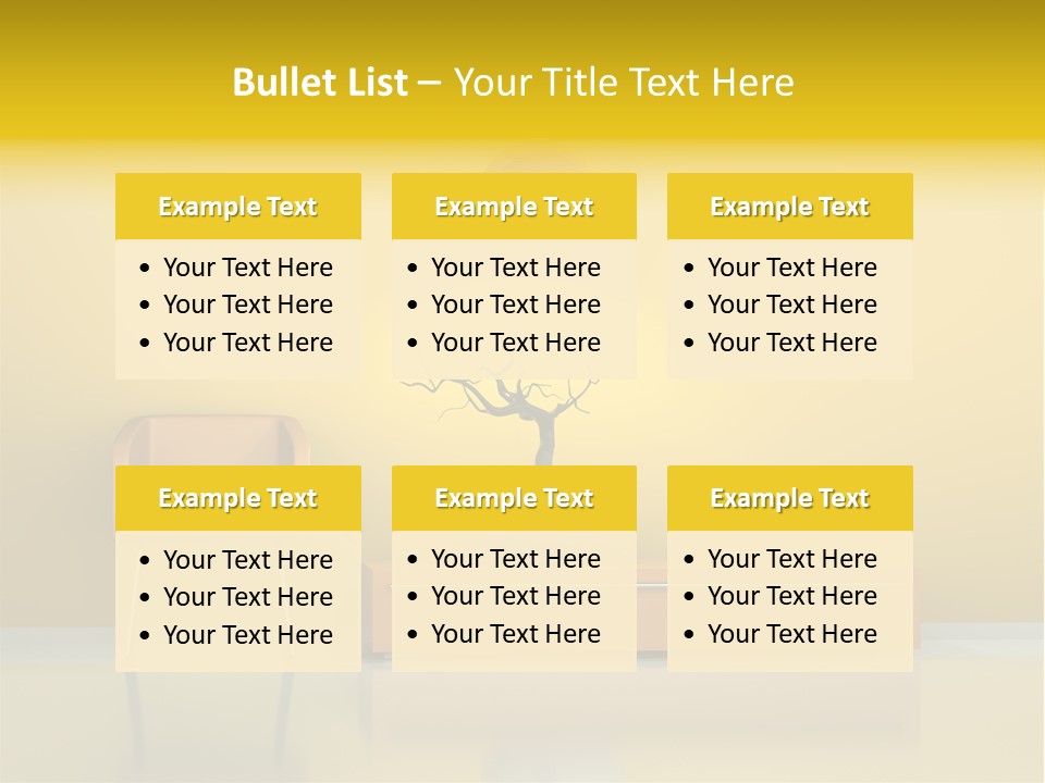 Architektur Dekowand Glanz PowerPoint Template