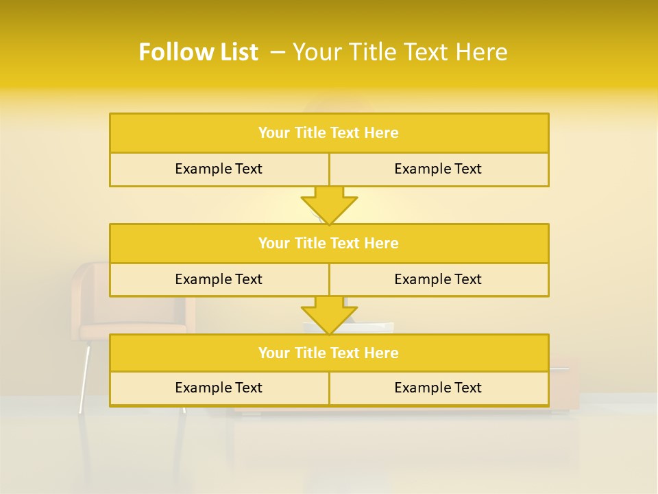 Architektur Dekowand Glanz PowerPoint Template