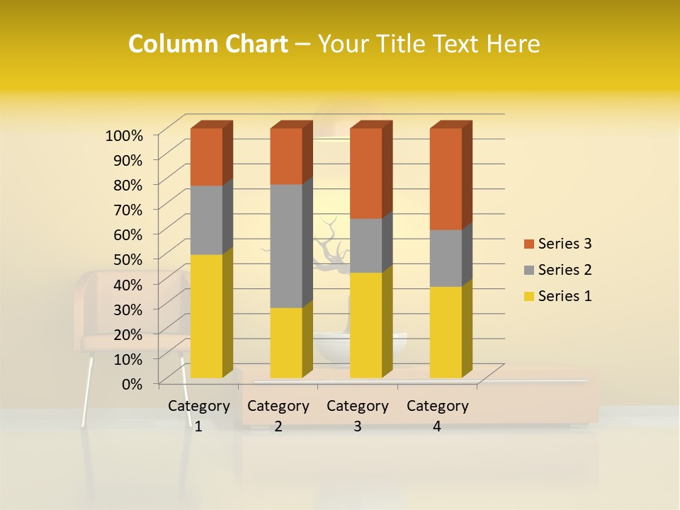 Architektur Dekowand Glanz PowerPoint Template