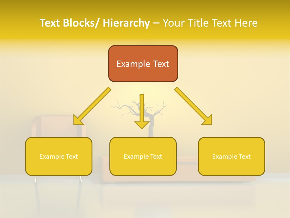 Architektur Dekowand Glanz PowerPoint Template