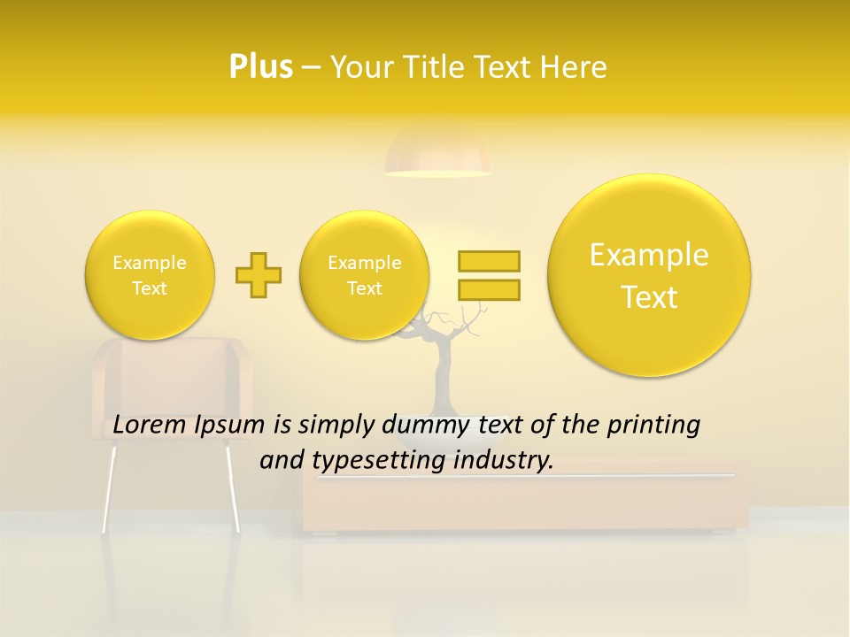 Architektur Dekowand Glanz PowerPoint Template