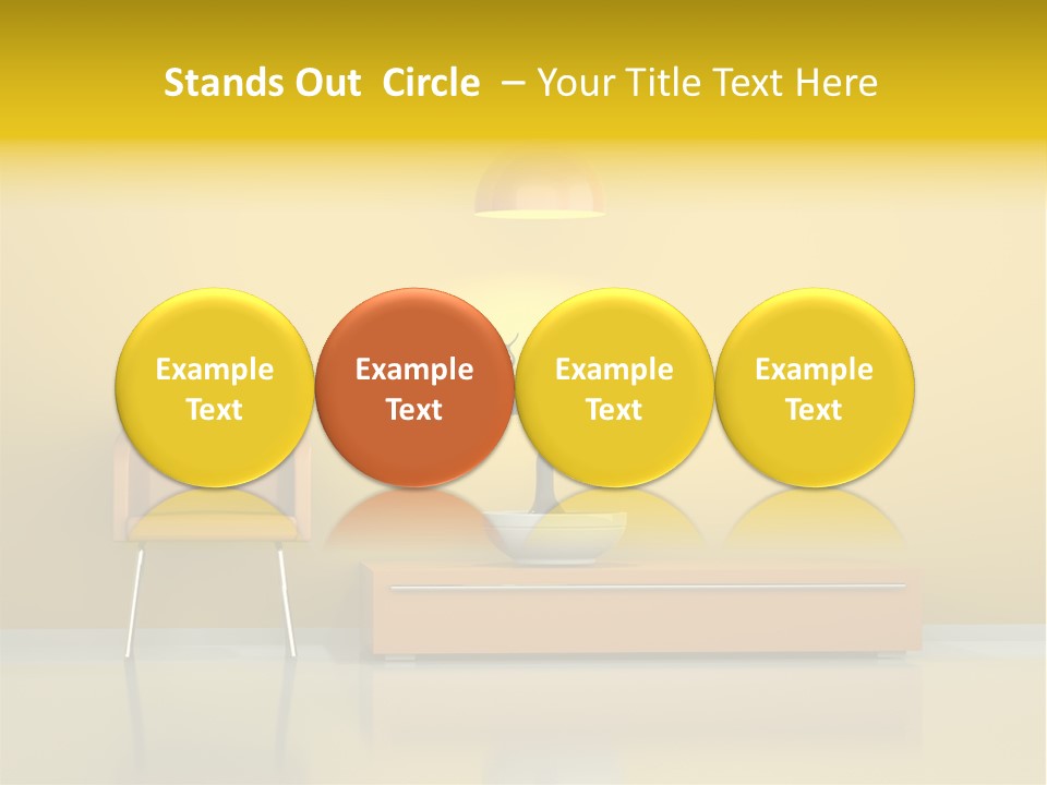 Architektur Dekowand Glanz PowerPoint Template