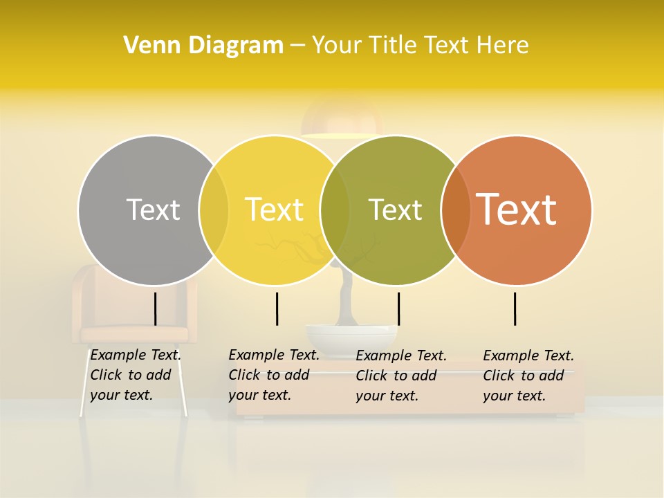 Architektur Dekowand Glanz PowerPoint Template