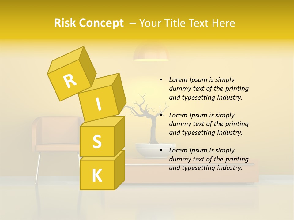 Architektur Dekowand Glanz PowerPoint Template