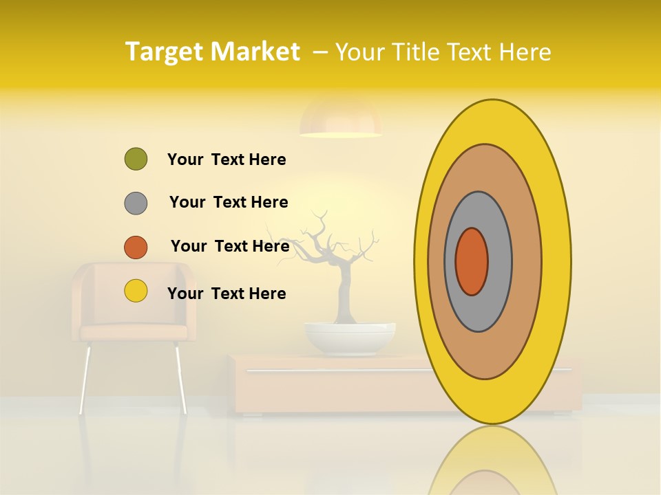 Architektur Dekowand Glanz PowerPoint Template