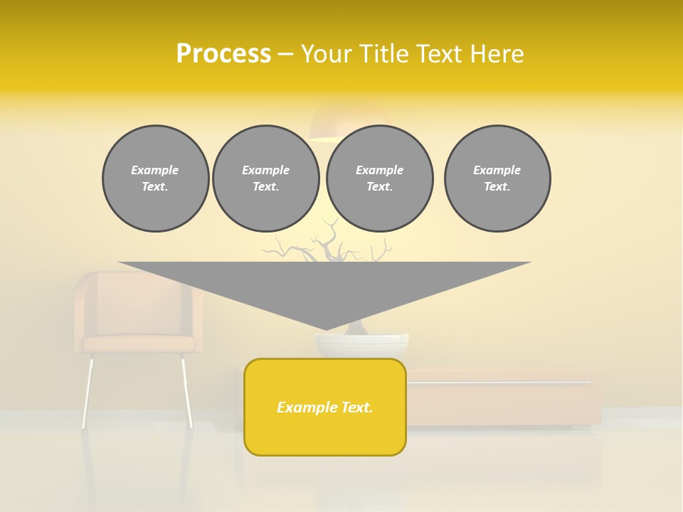 Architektur Dekowand Glanz PowerPoint Template