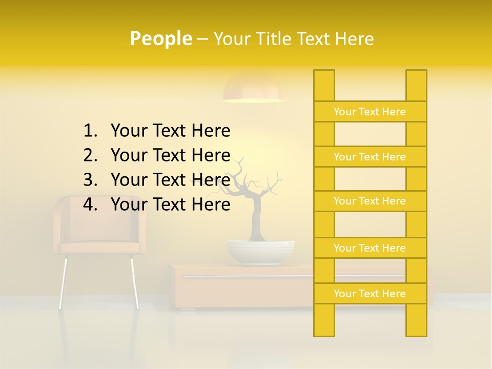 Architektur Dekowand Glanz PowerPoint Template