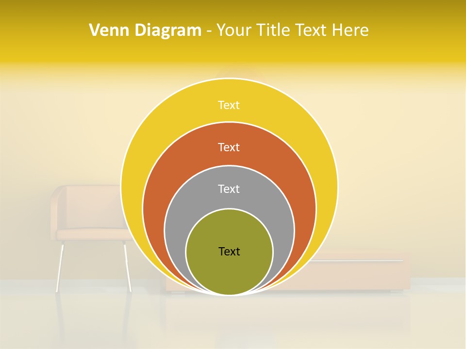 Architektur Dekowand Glanz PowerPoint Template