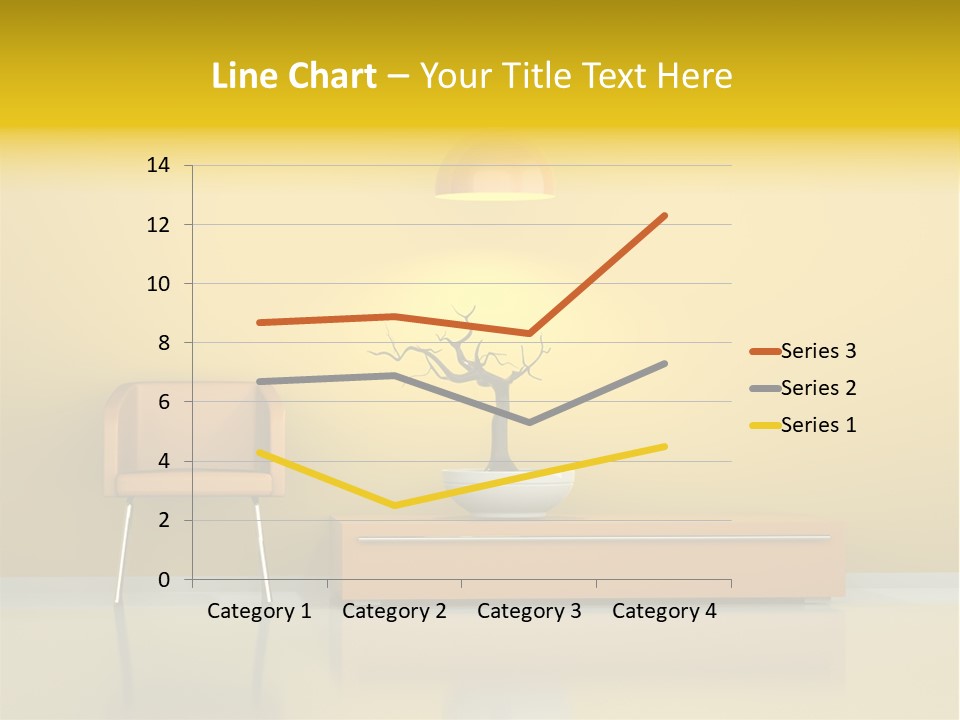 Architektur Dekowand Glanz PowerPoint Template