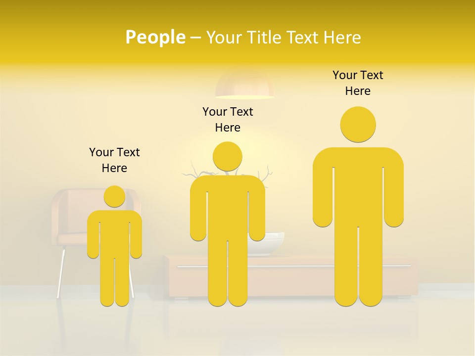 Architektur Dekowand Glanz PowerPoint Template