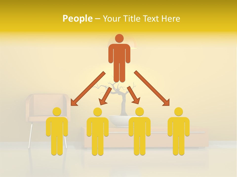 Architektur Dekowand Glanz PowerPoint Template