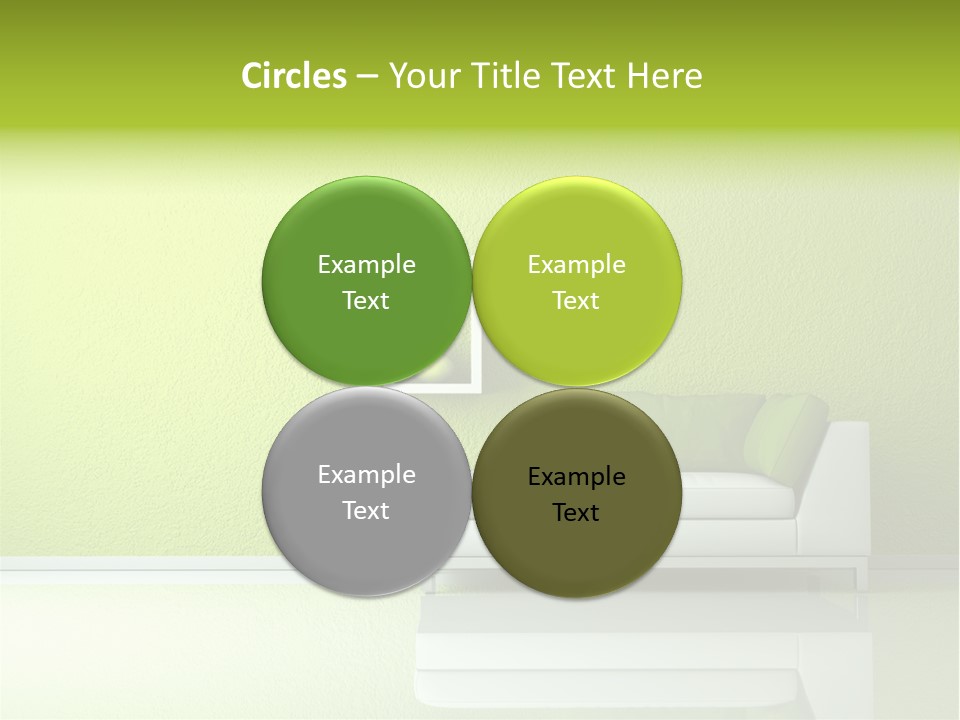 Raumdesign Wohnen Designer PowerPoint Template