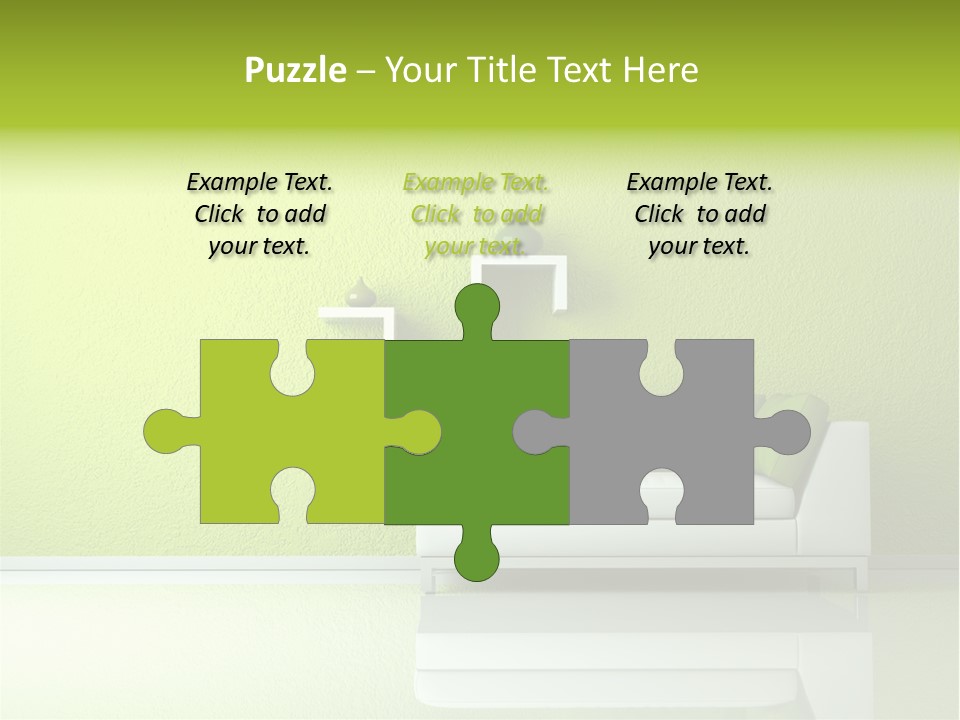 Raumdesign Wohnen Designer PowerPoint Template