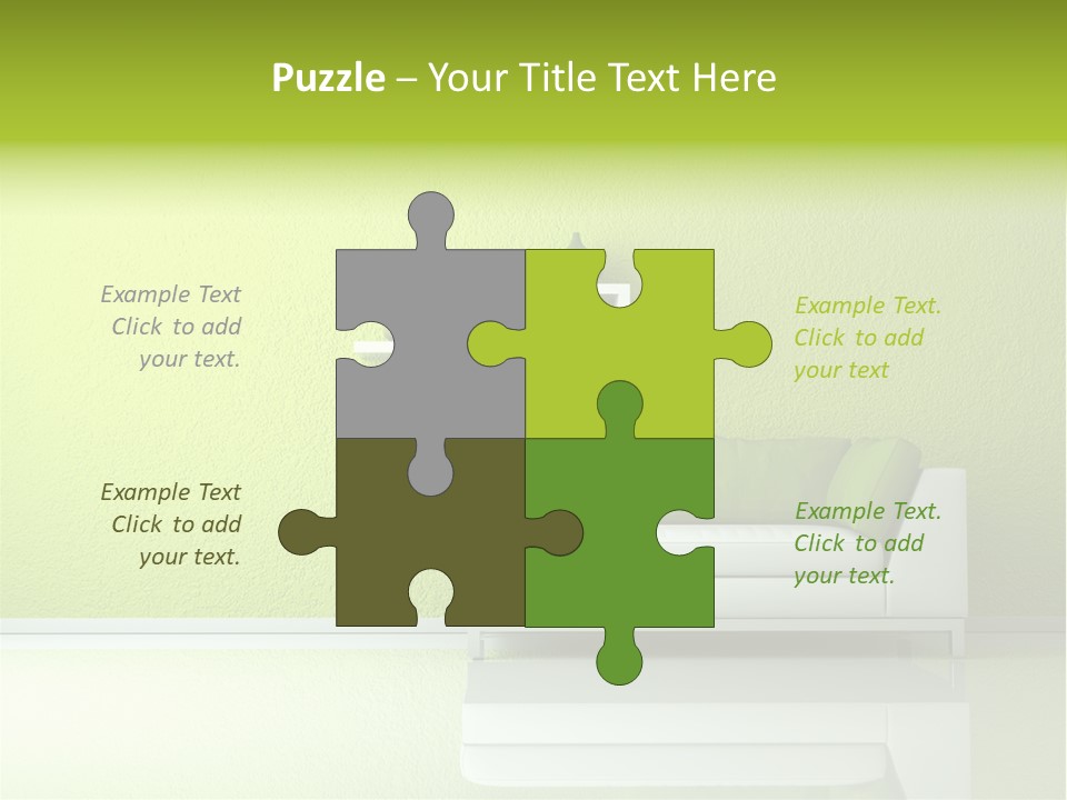 Raumdesign Wohnen Designer PowerPoint Template