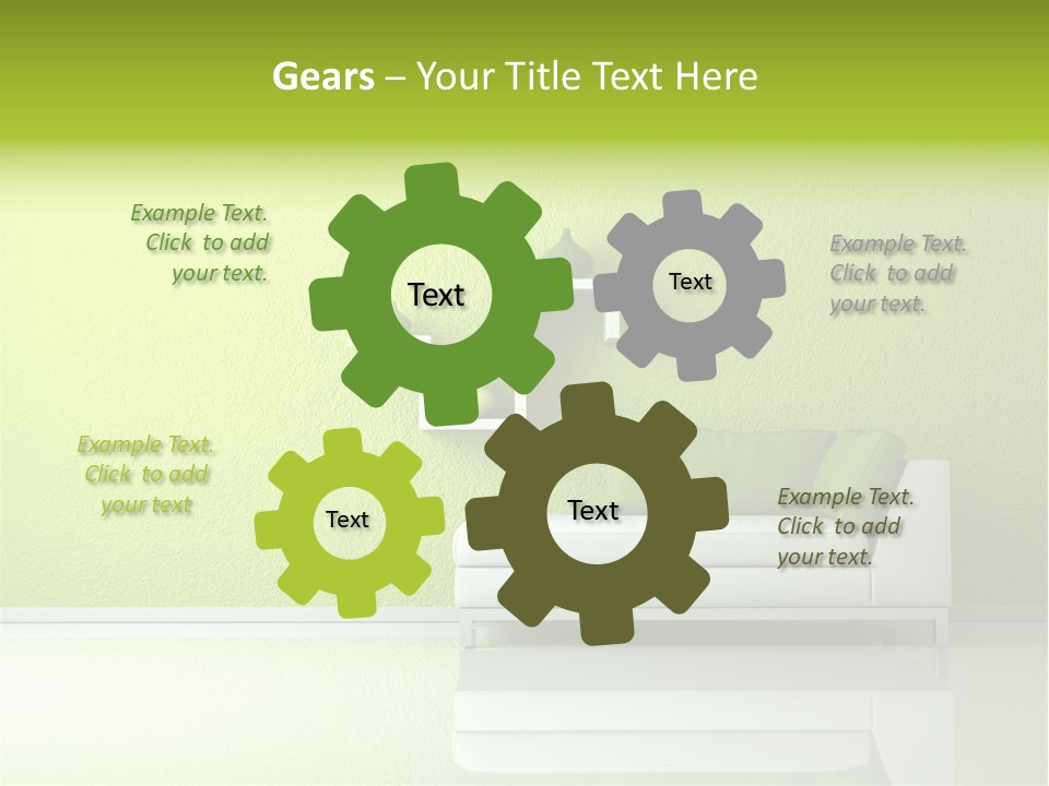 Raumdesign Wohnen Designer PowerPoint Template