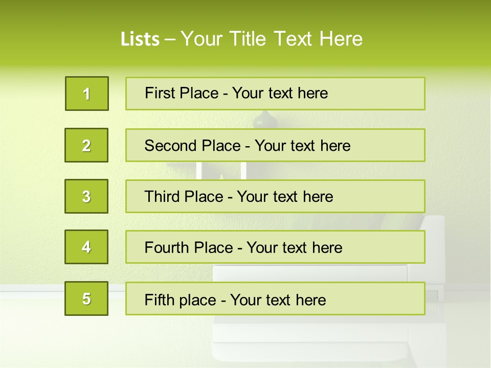 Raumdesign Wohnen Designer PowerPoint Template