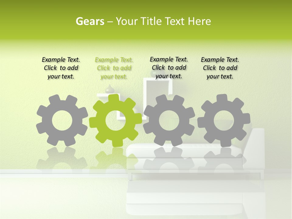 Raumdesign Wohnen Designer PowerPoint Template