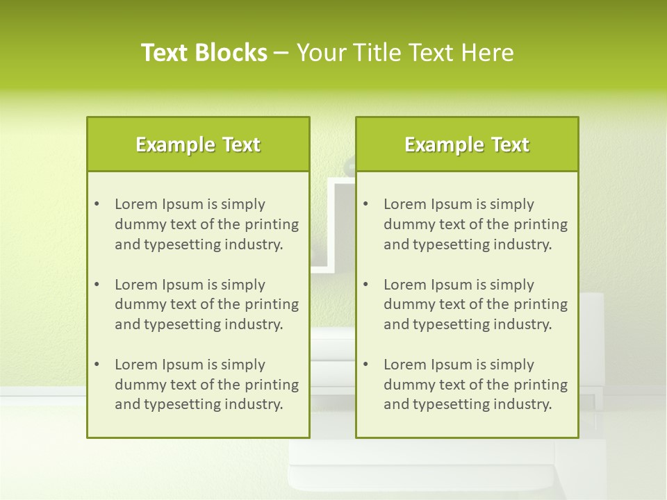 Raumdesign Wohnen Designer PowerPoint Template