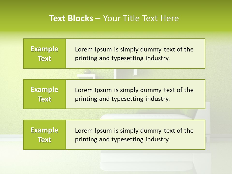 Raumdesign Wohnen Designer PowerPoint Template