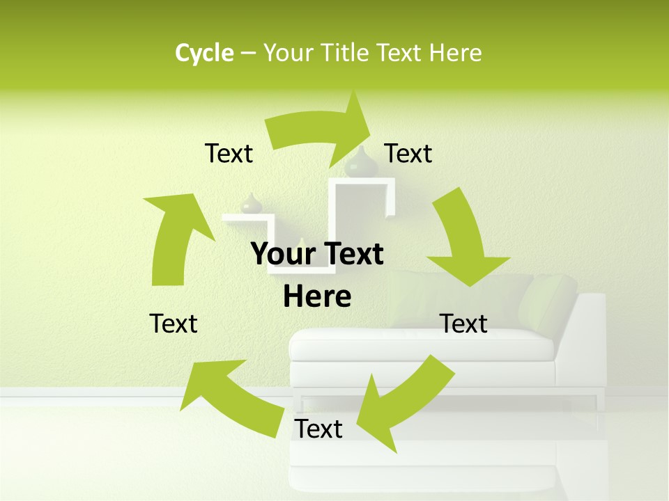 Raumdesign Wohnen Designer PowerPoint Template