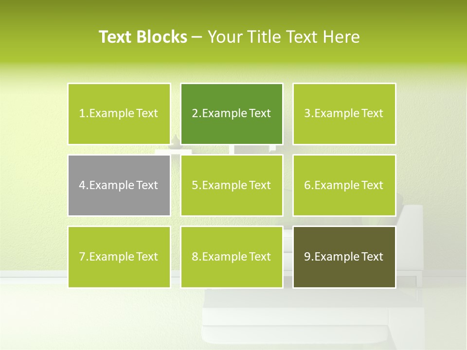 Raumdesign Wohnen Designer PowerPoint Template