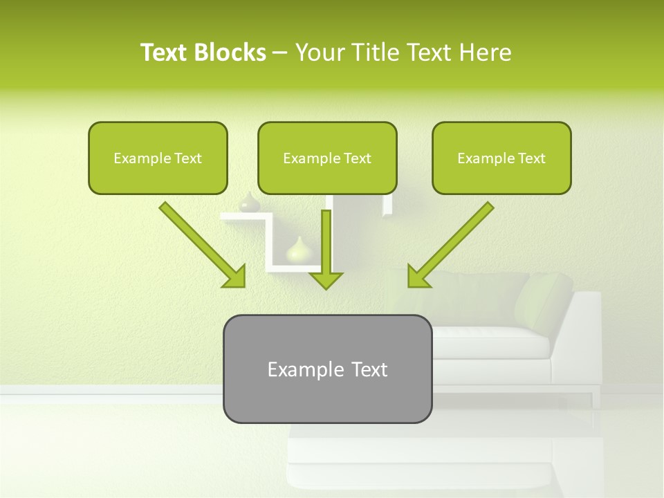Raumdesign Wohnen Designer PowerPoint Template
