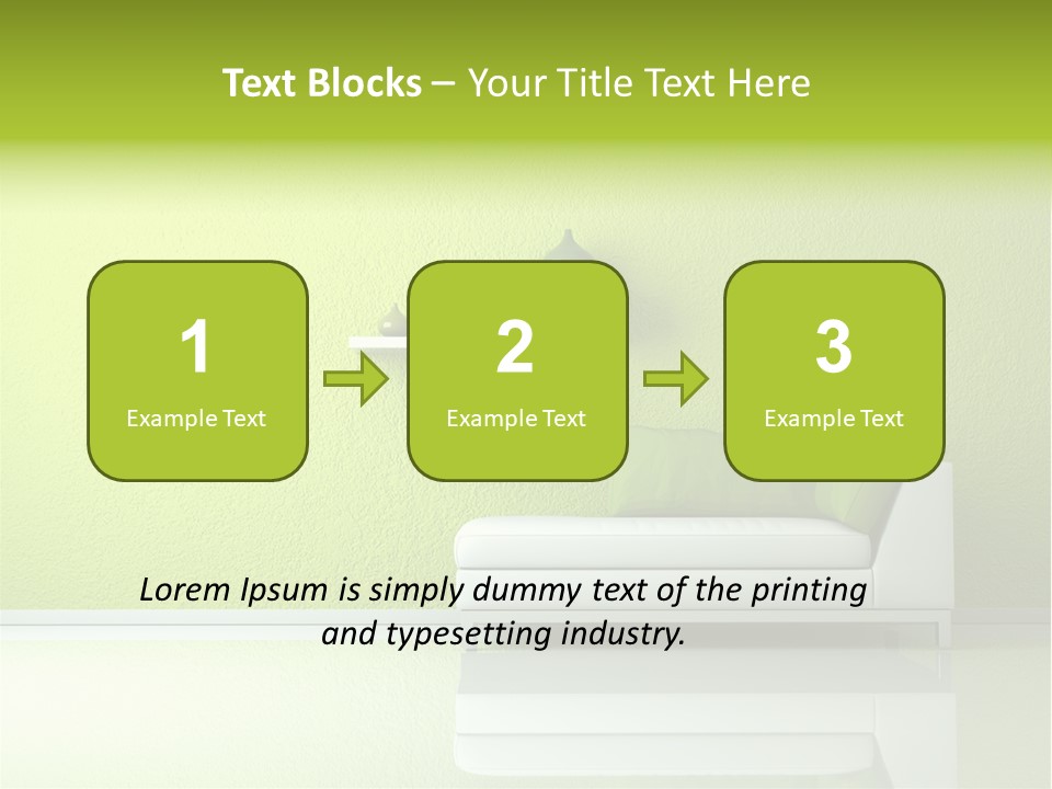 Raumdesign Wohnen Designer PowerPoint Template