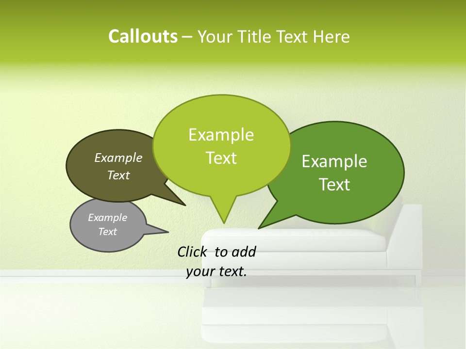 Raumdesign Wohnen Designer PowerPoint Template