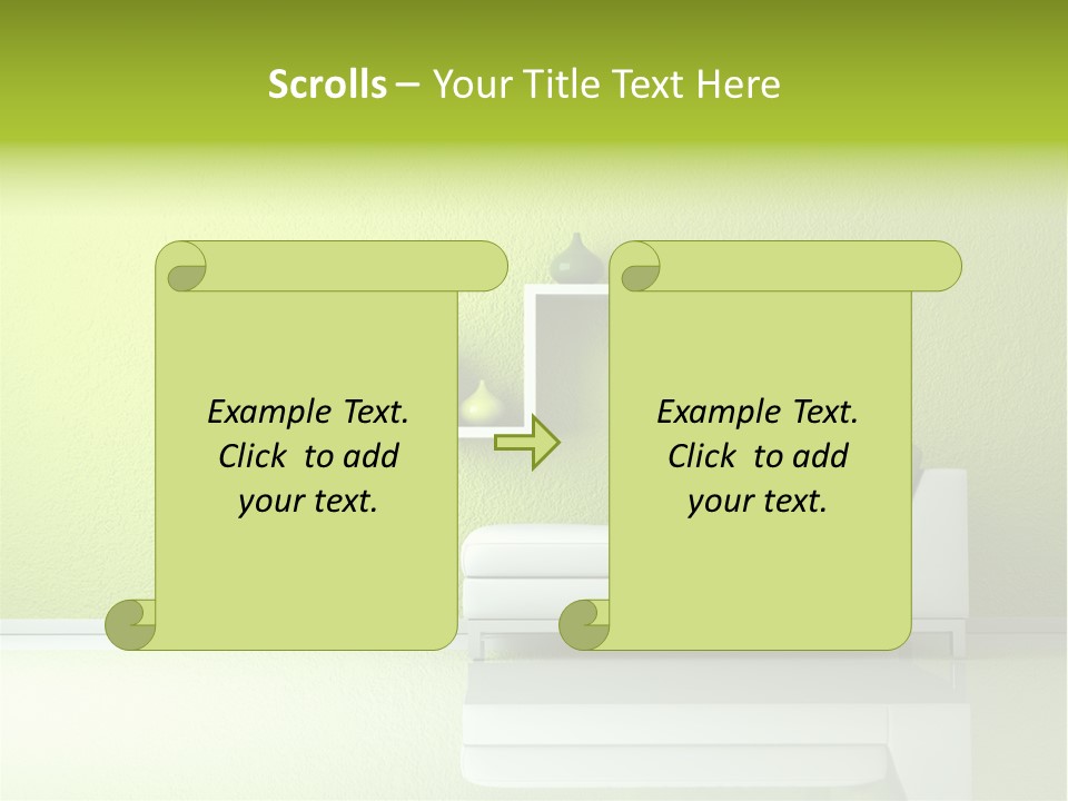 Raumdesign Wohnen Designer PowerPoint Template