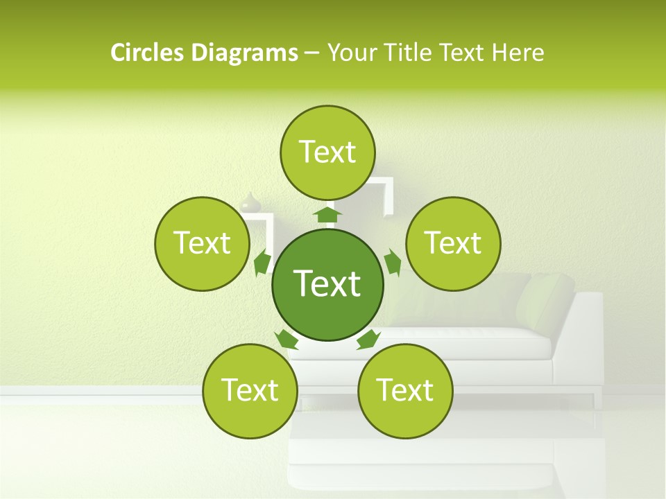 Raumdesign Wohnen Designer PowerPoint Template