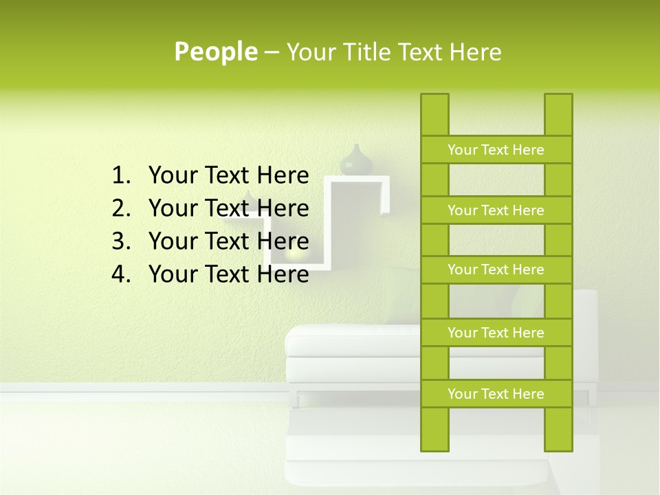Raumdesign Wohnen Designer PowerPoint Template