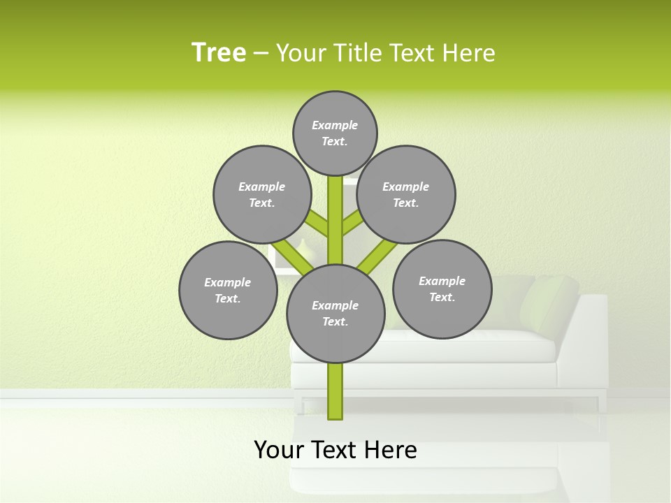 Raumdesign Wohnen Designer PowerPoint Template