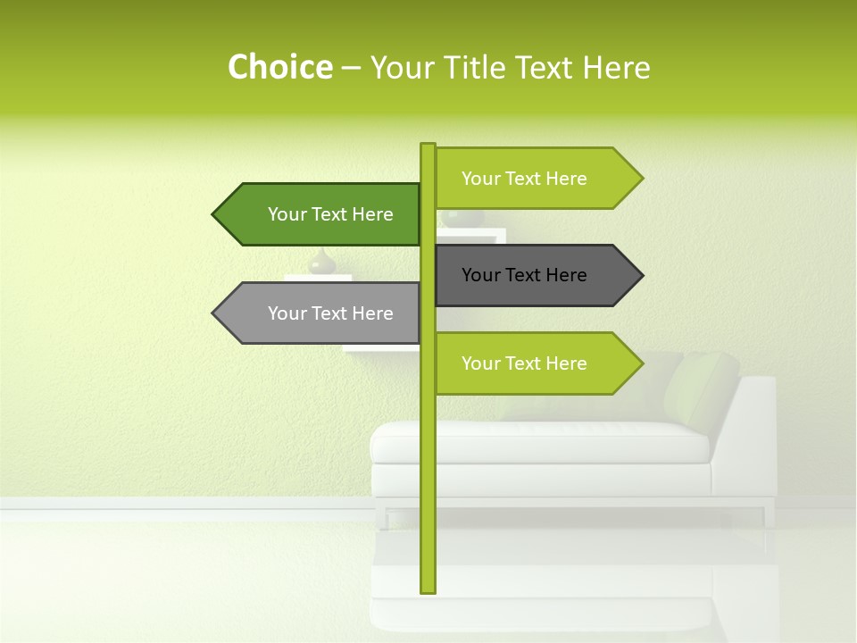 Raumdesign Wohnen Designer PowerPoint Template